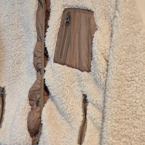 Thread & Supply Lakeport Sherpa Jacket, Creme Size SMALL EUC! - Picture 5 of 9
